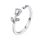 thumbnail image 2 of Anillo de herida de rosa abierto Wmkox8yii de plata esterlina ajustable para niñas, 2 of 8