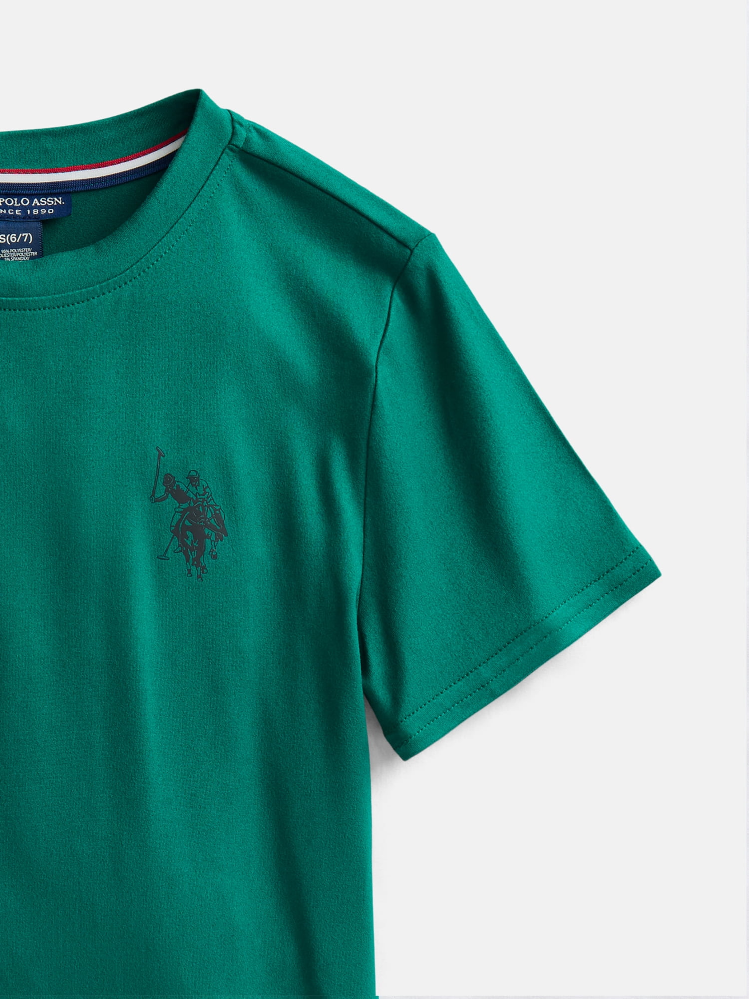 U.S. Polo Assn. Boys Short Sleeve Top and Pants Pajama Set, 2 Piece, Sizes XS-XXL