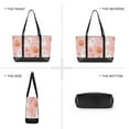thumbnail image 6 of FORMRS Canvas Laptop Tote Bag for Women with 15.6" Computer Compartments Shoulder Handbag, Cute Pink Halloween, 6 of 7