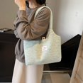 thumbnail image 2 of Lindo Bolso Lana Colorido Hombro Punto, 2 of 7