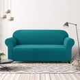 thumbnail image 2 of CHOK 2024 1-Piece Checks Stretch Sofa Cover Slipcover Couch Cover  Chair  Light Gray, 2 of 6