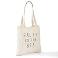 thumbnail image 6 of CafePress - Salty As The Sea Tote Bag - Unisex Canvas Tote Bag, Beige, 1-Piece, 6 of 6