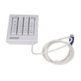 thumbnail image 2 of Teclado numérico de 20 teclas con interruptor de acción lineal de 5 V CC, teclado numérico mecánico con cable USB y alfombrilla antideslizante para computadoras portátiles y de escritorio, 2 of 5