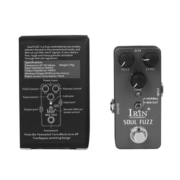 Bgsha IRIN Guitar Effect Pedal Wah Distortion Overdrive Delay Reverb Compressor Pedal