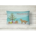 thumbnail image 2 of Carolines Treasures CK3822PW1216 Tan Cockapoo Christmas Tree Canvas Fabric Decorative Pillow, 2 of 4