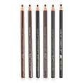 thumbnail image 4 of 6-Piece Waterproof Eyebrow Pencil Set For Natural Brows With Spoolie Brush And Refillable Automatic Twist Design, 4 of 6