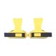 thumbnail image 1 of Correas de muñeca de levantamiento de pesas empuñaduras a mano pull ups de palma de la palma entrenamiento cómodo para hombres para mujeres pulsera de Amarillo, 1 of 8