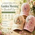 thumbnail image 2 of Ludearly Limited Edition 2026 Garden Morning Baseball Cap, Adjustable Cotton Hummingbird Flowers Baseball Hat, Lightweight Breathable, 2 of 6