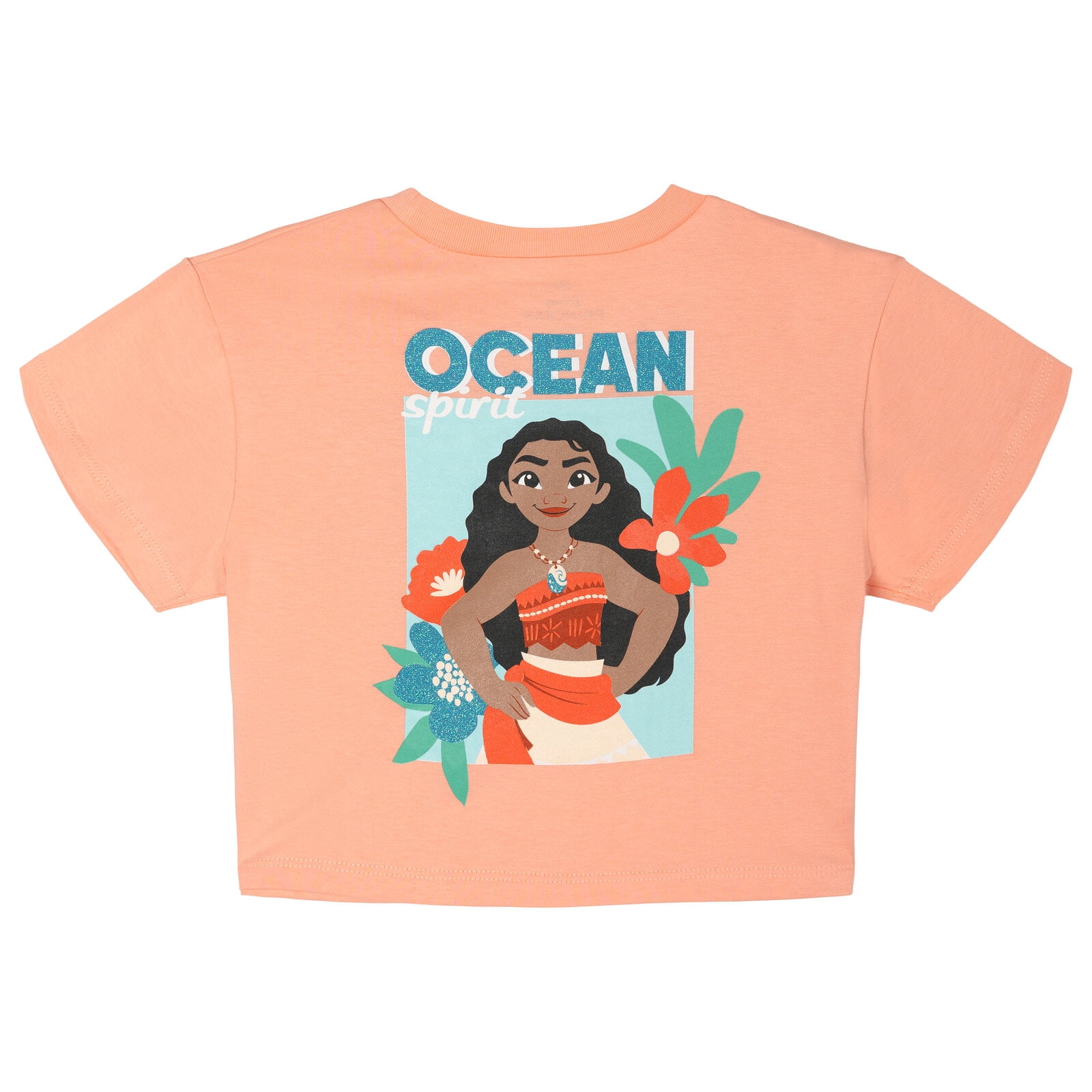 Disney Moana Toddler Girls' Glitter T-Shirt and Tutu Leggings Set Moana Coral Teal