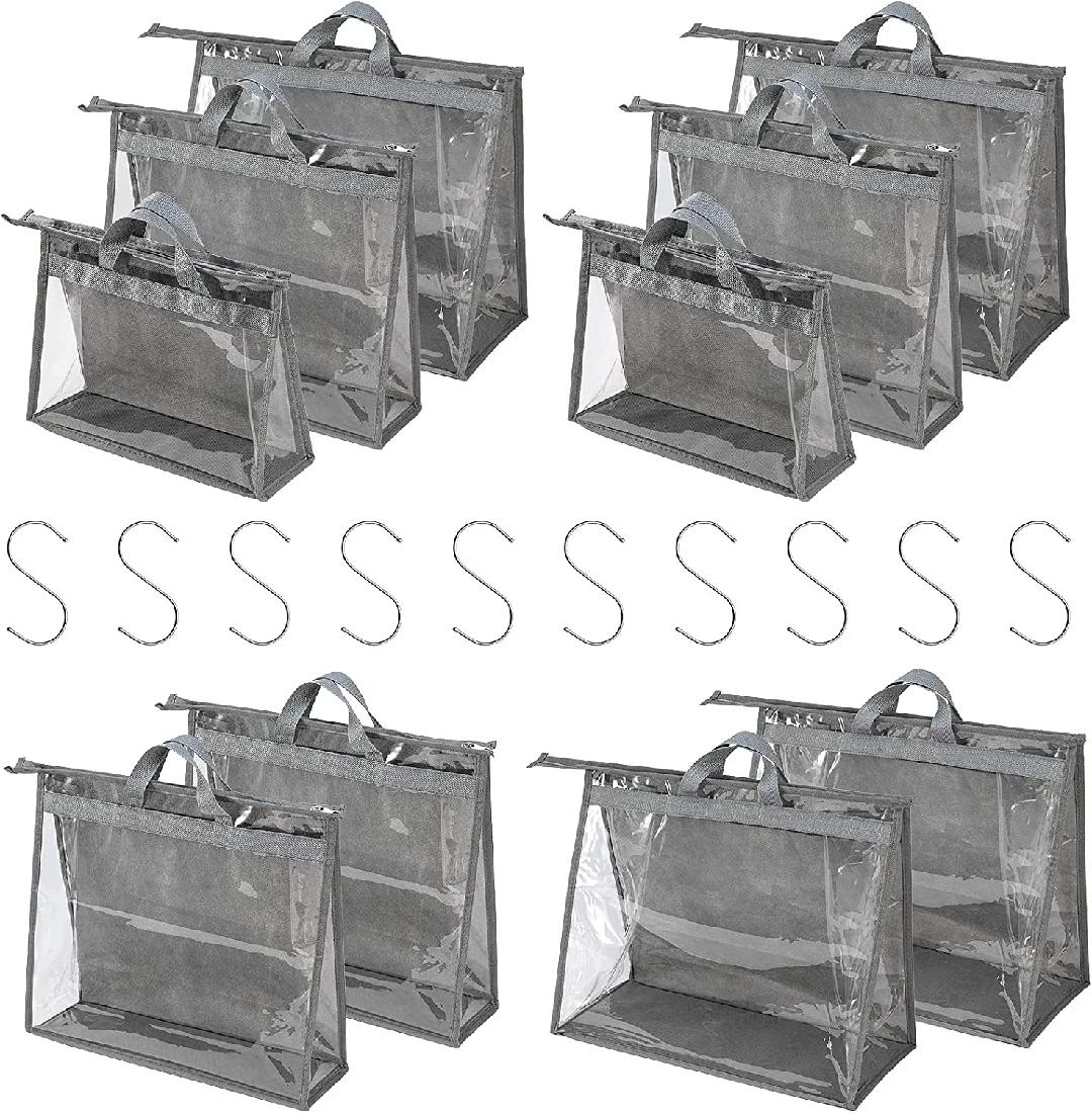 10 Set Handbag Storage Organizer Dust Bags for Purses Handbags Closet