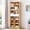 Maple Yellow, variant on IOTXY Wooden Open Display Bookcase - 51" Height 7 Cubes Freestanding Storage Bookshelf with Drawer, Warm White