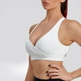 thumbnail image 2 of IROINNID Sports Bras for Women Seamless Bra Sports Underwear Fitness Yoga Quick-drying Shockproof Vest Running Sports Bra,White, 2 of 6