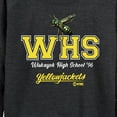 thumbnail image 3 of Yellowjackets - Wiskayok High School Logo Logo - Women's Lightweight French Terry Long Sleeve Shirt, 3 of 5