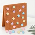 thumbnail image 3 of Cute Star Push Pins 0.8x0.6In Multicolor Thumbtacks Bulletin Board Pins 25pcs Photos Wall Thumbtacks for Crafts & Creative Displays(Water Ripple Star), 3 of 6
