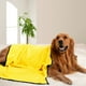 thumbnail image 5 of Toalla absorbente de vellón de coral para mascotas, de secado rápido, para baño de perros grandes, medianos y pequeños, toalla de baño suave para gatos, 5 of 6