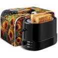 thumbnail image 3 of UNICEU Sunflower Rooster Print Toaster Dust Cover Protector Compatible with 2 Slice Heat-Resistant Dust Protection Anti-scratch Home Kitchen Decor, 3 of 7
