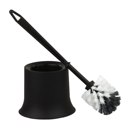 Toilet Brush Holder (Black), Keep your toilet clean with this brush and store it out of sight with the included holder By Home (Best Way To Clear Out Brush)