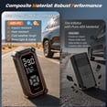 thumbnail image 5 of Ophanie Cordless Tire Inflator Portable Air Compressor, 4*3000mAh Battery, Air Pump for Car Tires with Automatic Shutoff, Electric Pump with Digital Pressure Gauge, 5 of 8