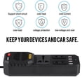 thumbnail image 4 of Inversor De Corriente 200W DC 12V A AC 220V Convertidor De Coche Encendedor, 4 of 7