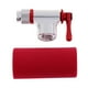 thumbnail image 2 of Inflador de CO2 de aleación de aluminio portátil para neumáticos de bicicleta con funda aislada de esponja roja, 2 of 9