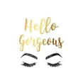thumbnail image 3 of Greenwood, Amanda 11x14 Black Modern Framed Museum Art Print Titled - Hello Gorgeous Gold, 3 of 5