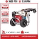 thumbnail image 3 of Hidrolavadora a gasolina Simpson Cleaning de 3600 PSI, 2.5 GPM para uso comercial, motor Honda GX200, manguera MorFlex de 35 pies, serie de aluminio, para 49 estados (ALH3425), 3 of 5