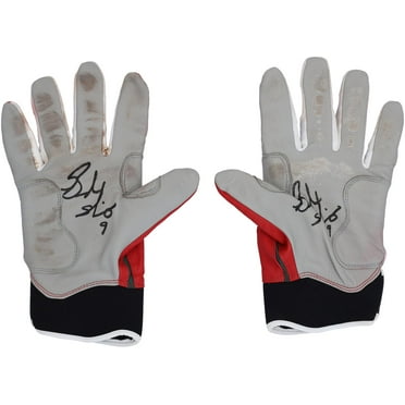 Brandon Nimmo New York Mets Autographed Game-Used Red Bruce Bolt Batting Gloves from the 2023 MLB Season - RG13308661-62 - Fanatics Authentic Certified