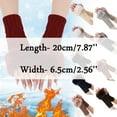thumbnail image 2 of GZEFJRQM Winter Gloves Knitted Fingerless Gloves for Women Cold Weather Warm Gloves Windproof Elastic Thermal Texting Gloves with Fur Guantes Christmas Gifts, 2 of 5