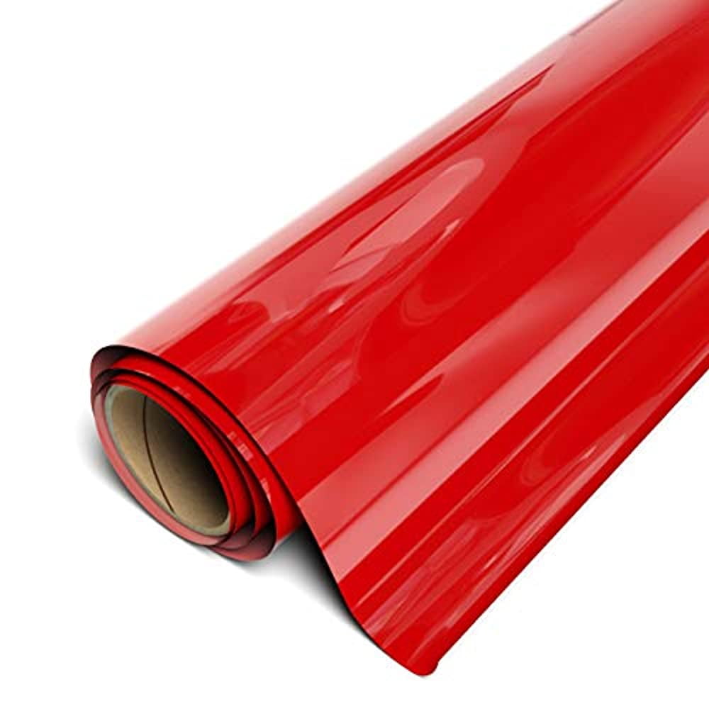 Siser Easyweed Red 15" x 10' (feet) Iron on Heat Transfer Vinyl Roll, HTV