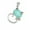 Green Turquoise, variant on Natural Crystal Bowknot Cat Pendant Chakra Quartz Gemstone Reiki Healing Gift
