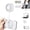 White, variant on Magnetic Phone Clip Fan, Portable 360° Flexible Gooseneck, Rechargeable Personal Fan with 3 Speeds & Wide Airflow, Hands-Free Cooling for iPhone, Stroller, Office, Desk & Travel, White