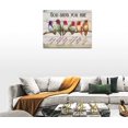 thumbnail image 5 of Colorful Hummingbird Wall Decor Rustic Hummingbird Pictures Canvas Print God Says You Are Wall Art Modern Home Framed Artwork For Living Room Bathroom Bedroom 12"X16", 5 of 6