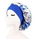 thumbnail image 2 of Gorro de dormir Yinane Gorra con capucha floral satinada Blanco, 2 of 8