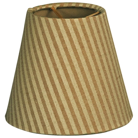 Royal Designs  Gold/Green Fabric 6-inch Hardback Empire Lampshade