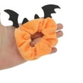 thumbnail image 2 of Unique Bargains 1 Pc Hair Elastics Fashion Halloween Bat Hair Ties Black Orange, 2 of 5