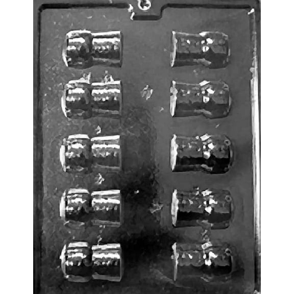 Grandmama's Goodies AO126 3-D Champagne Cork Chocolate Candy Soap Mold with Exclusive Molding Instructions