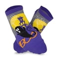 thumbnail image 3 of Silly Ghost Boo Hunted House Spider Web Fun Novelty Halloween Cotton lowcut Ankle Socks Women 3-Pairs 9-11 Purple, 3 of 8