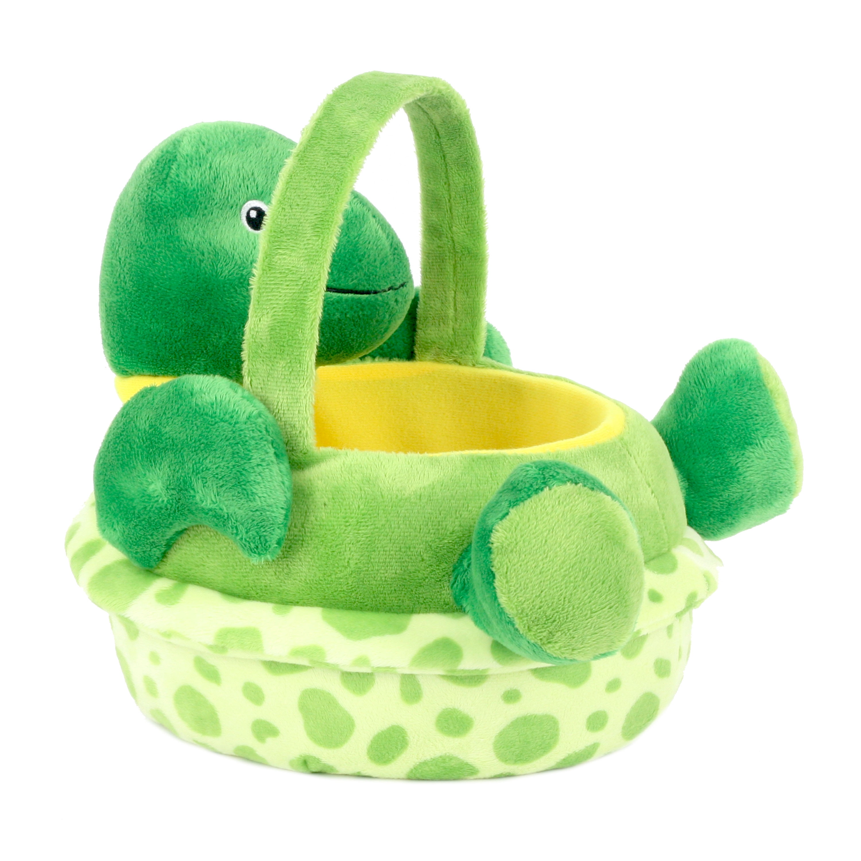 Way to Celebrate 10” Plush Easter Basket Turtle