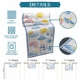 thumbnail image 6 of Cute Snowman Table Runner 70 Inches, Blue Weather Snowy Rainy Sun Rainbow Bed Runner Dresser Scarves Tabletop for Indoor Outdoor Parties/Ceremony/Banquet, 13" x 70", 6 of 9