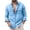Blue, variant on Long Sleeve Shirt for Men Lightweight Button-Up Spring Summer Shirts with Multiple Pockets Outdoor Hiking Working Cargo Shirt Khaki XL
