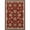 Red Black Blue Ivory Green And Salmon, variant on 4 x 6 ft. Red Black Blue Ivory Green & Salmon Oriental Power Loom Stain Resistant Rectangle Area Rug