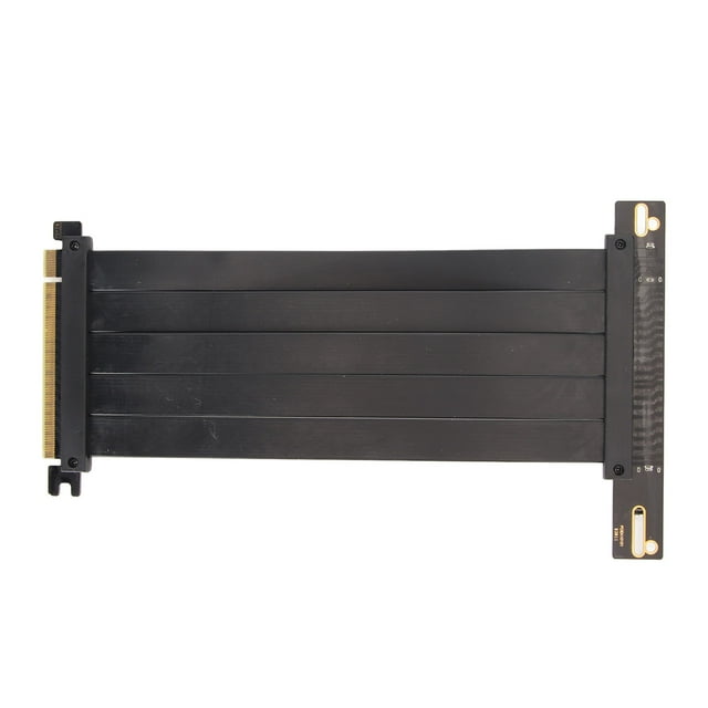 Flexible GPU Riser Cable, PCIE 4.0 X16 Riser Cable, High Speed Flexible Extender Card Extension Port 90 Degree GPU Extension Cable for RTX 4090