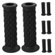 thumbnail image 5 of RUNROTOO 4Pares Fundas Protectoras Para Manillar De Motocicleta Universal En Color Negro De Caucho, 5 of 7