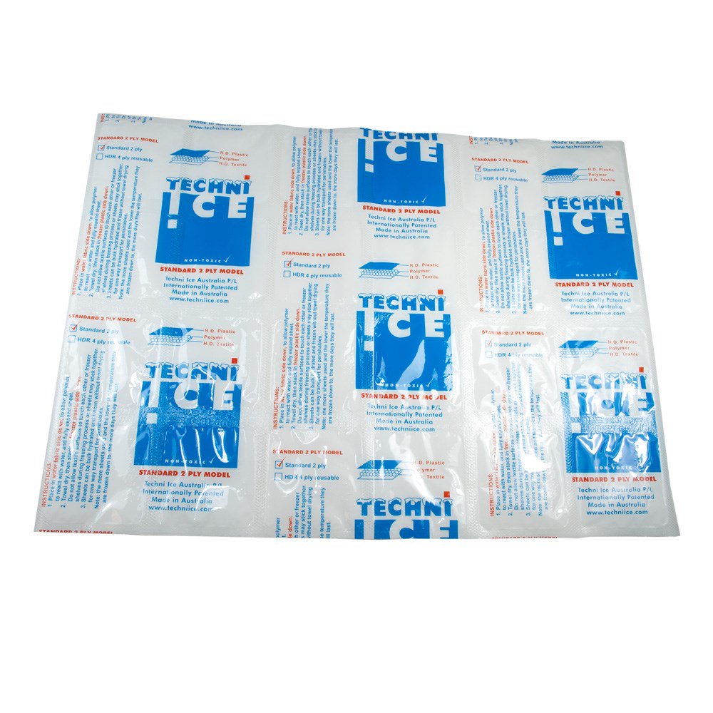 Techni Ice Standard 2ply Ice and Heat Packs (10 sheets)