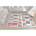 thumbnail image 3 of Rugs America Mika MO50B Ginger Lemon Geometric Contemporary Multi Area Rug, 5'x7'6", 3 of 7