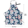 thumbnail image 5 of Lsque Flowers Waterproof Apron Chef Aprons for Men Heavy Duty Chemical Work Apron Extra Long Grilling Aprons with Adjustable Bib Apron, 5 of 9