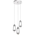 thumbnail image 3 of Kichler Canada Abat-Jour en Verre Noir et Blanc avec Pendentif LED, 12,5 Pouces, 3 of 9