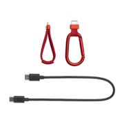 JBL FLIP 7 Waterproof Portable Speaker Bundle with gSport Carbon Fiber Case (Red)