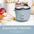 thumbnail image 5 of COOK WITH COLOR Rice Cooker, 6-Cup with Tempered Glass Lid, Blue, 5 of 8