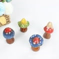 thumbnail image 5 of Momihoom Mushroom Toilet Floor Bolt Caps, Ceramic Toilet Mounting Parts Toilet Bolt Covers Cute Bathroom Decor, Fun Mushroom Themed Gadgets for The Toilet, 5 of 8